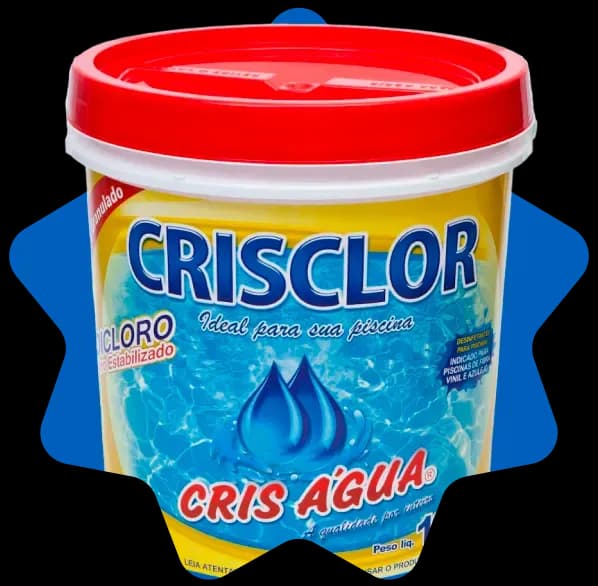 Cris Água CrisClor (Dicloro, Cloro Estabilizado) 2,5 KG