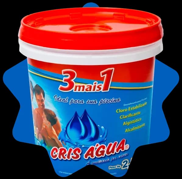 Cris Água Cloro 3mais1 1 KG