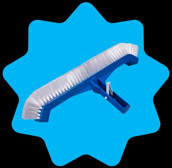 Cris Água Escova Nylon Curva 40 cm