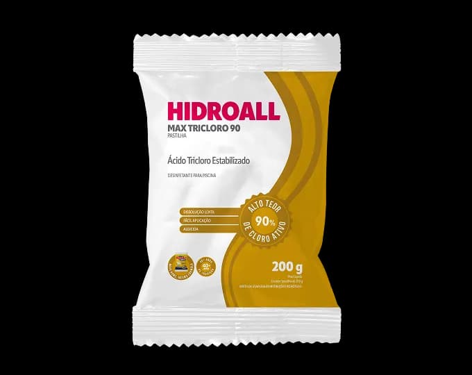 Hidroall Max Tricloro 90 Pastilha 200 G