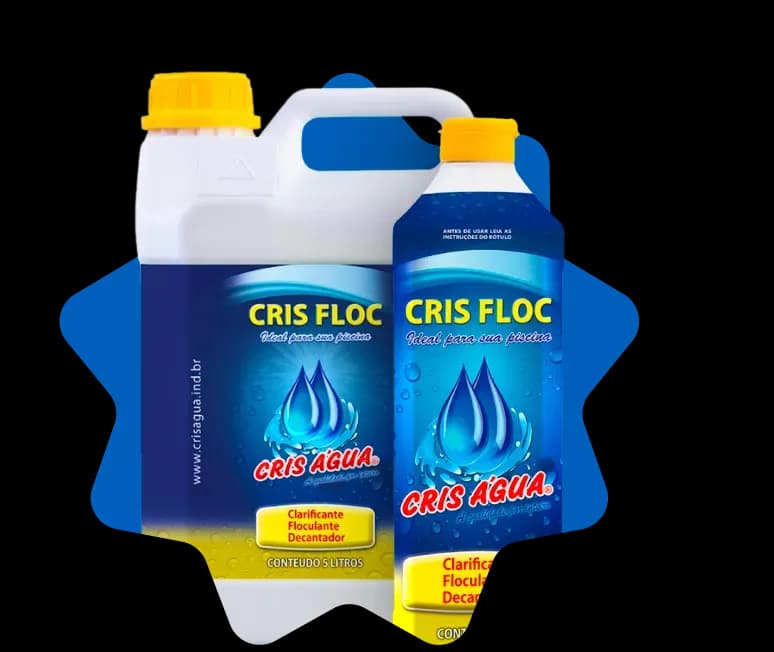 Cris Água Cris Floc (Clarificante, Floculante e Decantador) 5 L