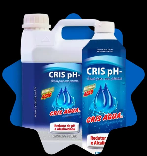 Cris Água Cris pH- (Redutor de pH e Alcalinidade) 5 L
